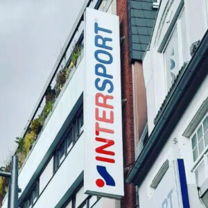 Werbeschild Intersport